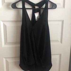 Black razor black blouse